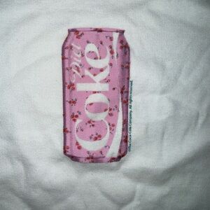 🍒 NEW! Pink Diet Cherry Coke Crop Cotton TShirt